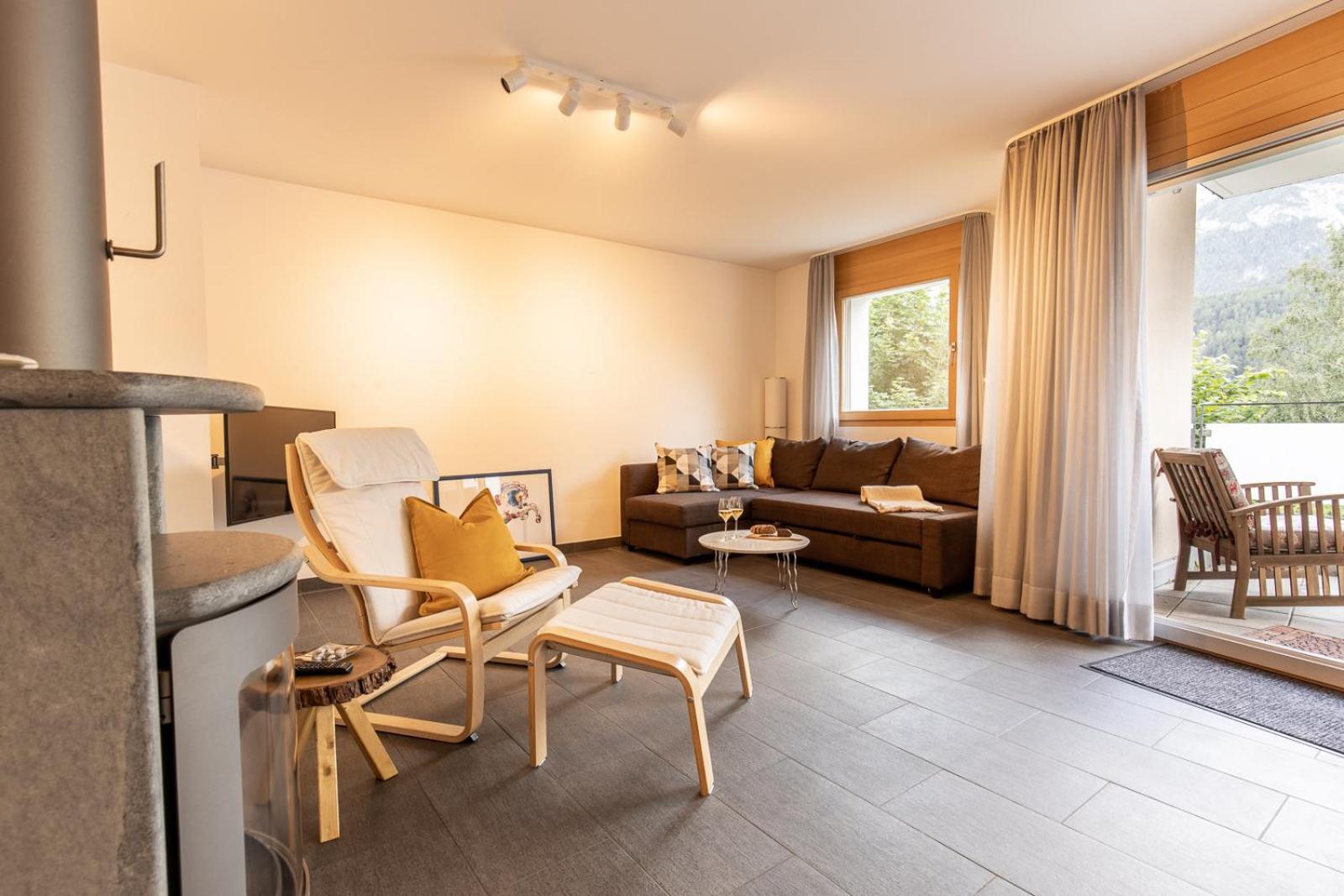La Stuevetta Apartment Scuol Bagian luar foto